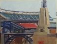 Gillette Stadium (acrylic, 11 x 14)