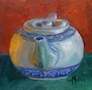 Tea? (oil, 6 x 6)