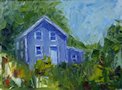 Little Grey House (oil, 6 x 8)